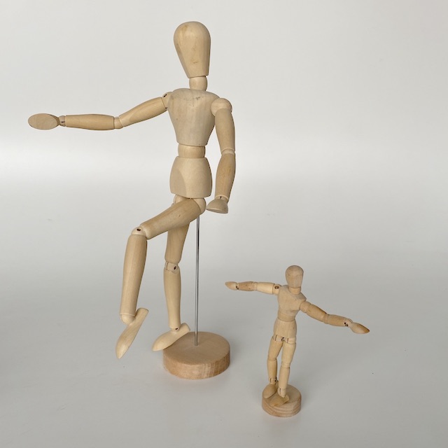 MANNEQUIN, Artist's Wooden Anatomy Model (Ex Small)